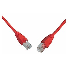 SOLARIX patch kabel CAT5E SFTP PVC 3m červený