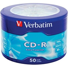 VERBATIM CD-R Verbatim DL 700MB 52x Extra Protection 50-spindl RETAIL