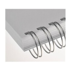 Vázací hřbet Fellowes / Renz kovový (2/1") A4 průměr 9,5mm stříbrný 100ks