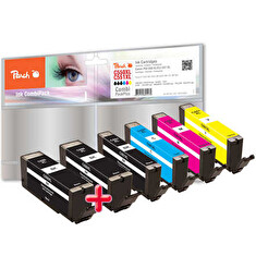 Inkoust Peach PGI-550Bk, CLI-551Bk, C, M, Y XL Combi Pack Plus kompatibilní barevné+černý PI100-168 pro Canon Pixma MG54