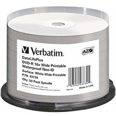 Verbatim DVD-R [ spindle 50 | 4.7GB | 16x | wide glossy ]