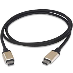 Kabel USB 3.1 konektor C/male - USB 3.1 konektor C/male ,1m hliníkové konektory