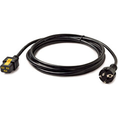 APC - Elektrický kabel - IEC 60320 C19 do CEE 7/7 (M) - AC 240 V - 16 A - 3 m - černá - pro P/N: SMX3000RMHV2UNC