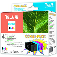 Inkoust Peach CD972,3,4,5AE No.920XL Combi Pack kompatibilní barevný a černý PI300-375 pro HP OfficeJet 6000 (1410, 850