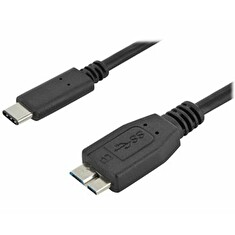 PremiumCord - USB kabel - USB-C (M) do Micro-USB Type B (M) - USB 3.1 - 1 m - lisovaný - černá
