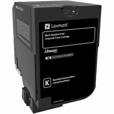 Lexmark - Černá - originál - kazeta s barvivem LCCP, LRP, Lexmark Corporate - pro Lexmark CS720de, CS720dte, CS725de, CS725dte, CX725de, CX725dhe, CX725dthe