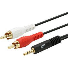 TB Touch Cable 3,5mm Mini Jack -2x RCA M/M 2,5m