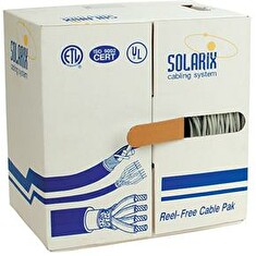 Solarix Instalační kabel CAT5e FTP PVC drát 305m/box