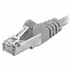 PremiumCord - Patch kabel - RJ-45 (M) do RJ-45 (M) - 20 m - FTP - CAT 6 - provedení bez hrbolků - šedá
