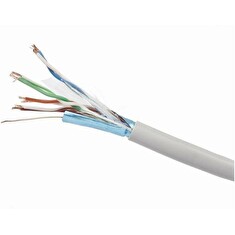 Gembird FTP instalační kabel, kat. 5e, CCA 100m, šedý