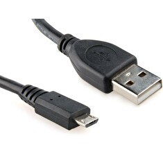 Gembird kabel Micro-B USB 2.0 samec > USB AM samec, 1m, černý