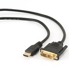 Gembird HDMI - DVI male-male kabel (pozlacené konektory 18+1) 0.5m
