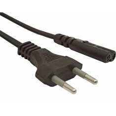 Gembird kabel síťový napájecí 2pin Schuko, 1.8m