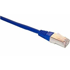 Patch cord FTP cat5e 0,25M modrý