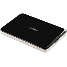 Natec OYSTER 2 Externí box pro 2.5'' SATA HDD/SSD, USB 3.0, slim,hliníkový,černý