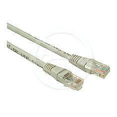 Patch kabel CAT6 UTP PVC 0,5m šedý