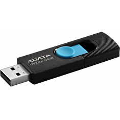 ADATA flash disk 64GB UV220 USB 2.0 modro-černý