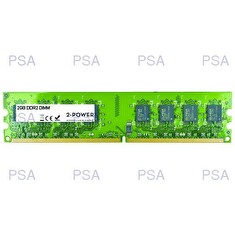 2-Power 2GB MultiSpeed 533/667/800 MHz DDR2 Non-ECC DIMM 2Rx8 ( DOŽIVOTNÍ ZÁRUKA )
