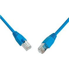 Patch kabel CAT6 SFTP PVC 10m modrý