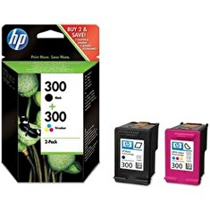 HP CN637EE - COMBO pack (tříbarevný + černý) inkoust číslo 300 pro HP Deskjet F42xx, Photosmart C46xx