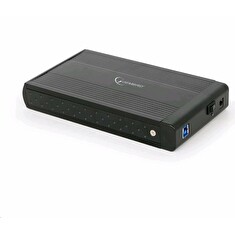 Externí box GEMBIRD pro 3.5" zařízení, USB 3.0, SATA, černý