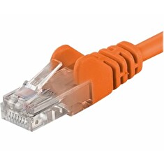 PremiumCord, Patch kabel UTP RJ45-RJ45 level 5e 0,5m oranžová