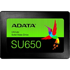 ADATA SSD 240G SU650 SATA III 2.5" 3D TLC (čtení/zápis: 520/450MB/s; 40/75K IOPS)