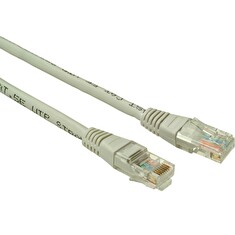 Patch kabel CAT6 UTP PVC 3m šedý