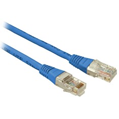 Patch kabel CAT5E UTP PVC 5m modrý