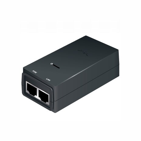 Ubiquiti POE-24, Gigabit PoE adaptér 24V/0,5A (12W), včetně napájecího kabelu