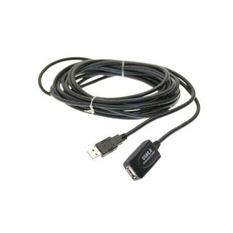 PremiumCord USB 2.0 repeater a prodlužovací kabel A/M-A/F 5m