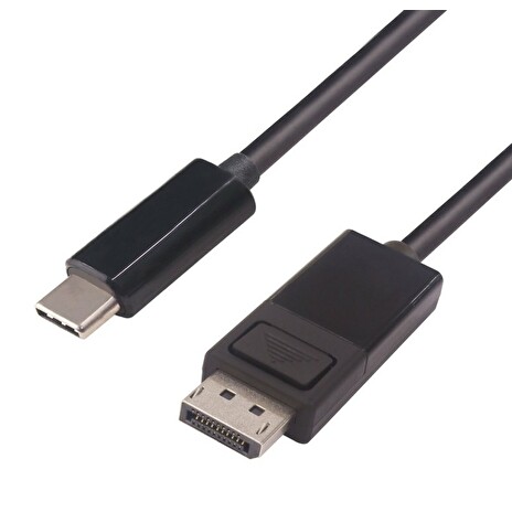 PremiumCord Převodník kabel 2m USB3.1 na DisplayPort, rozlišení 4K*2K@30Hz