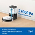 Tapo RV20 Mop Plus Robot Vacuum Cleaner & Auto-Empty Dock