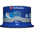 Verbatim Blu-ray BD-R DataLife [ Spindle 50 | 25GB | 6x | WHITE BLUE SURFACE ]