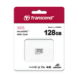 Transcend Micro SDXC 300S 128GB UHS-I U3 V30, s adaptérem
