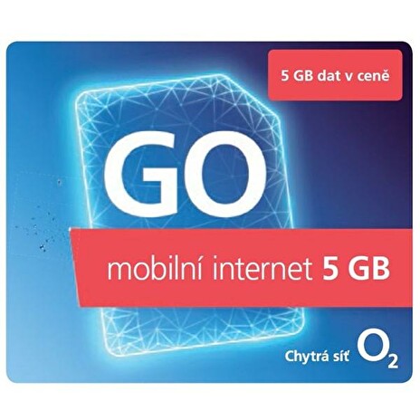 O2 Předplacený GO mobilní internet 5GB