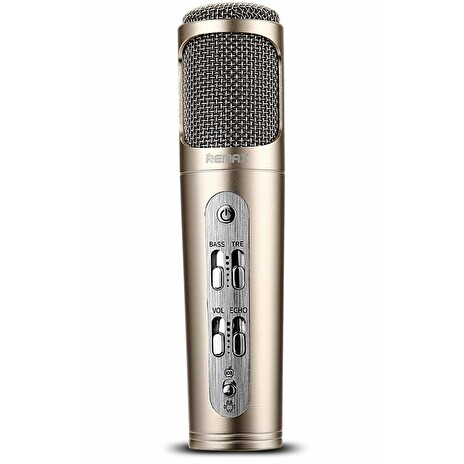 Remax RM-K02, mikrofon, zlatý