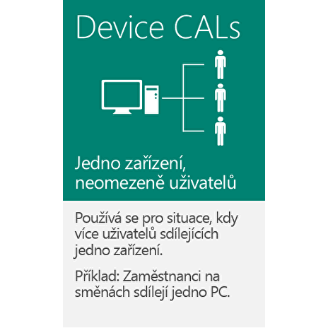 MS OEM Windows Server CAL 2019 CZ 1pk 5 Device CAL
