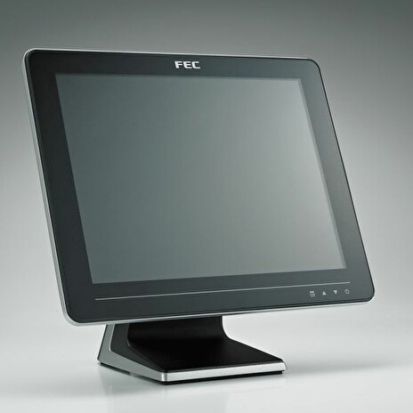 Dotykový monitor FEC AM-1015B, 15" LED LCD, AccuTouch (Single Touch), USB, bez rámečku, černo-stříbrný