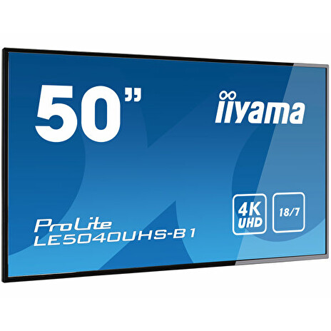 IIYAMA, LE5040UHS-B1 50 W LCD 4K UHD LED AMVA3