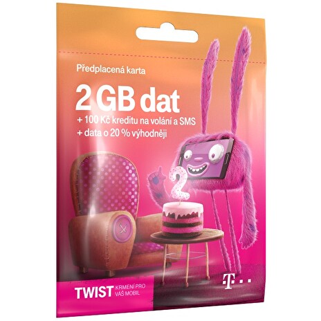 T-Mobile SIM Twist S námi, 2GB