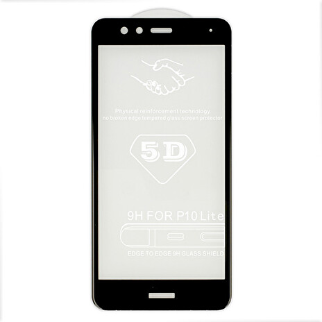 5D tvrzené sklo Huawei Mate 20 Pro Black (FULL GLUE)