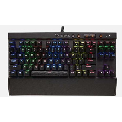 CORSAIR klávesnice GAMING K65 LUX RGB LED + Cherry MX RED, CZ verze, Mechanical Gaming Keyboard (pro hráče, CZ layout)