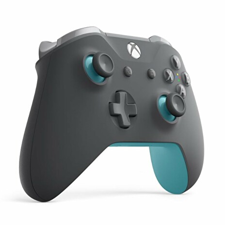 XBOX ONE - Bezdrátový ovladač Xbox One, šedá/modrá + hra Crackdown 3 za akční cenu