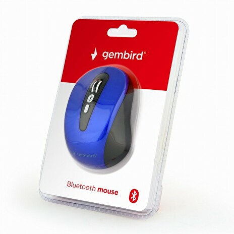 Gembird bezdrátová BT myš, 6 tlačítek, modrá