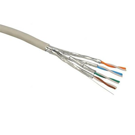 Kabel Solarix FFTP kabel Cat 6A drát 500m LSOH - cívka