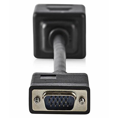 NEDIS rozbočovač kabel VGA/ 1x VGA (M) - 2x VGA (F)/ 0,20m/ černý