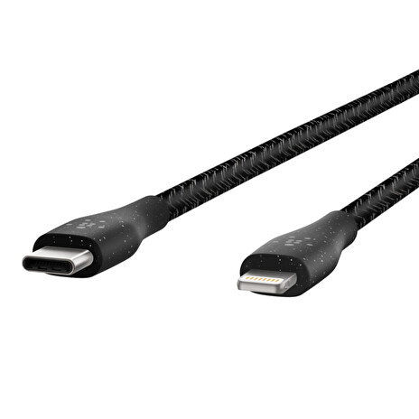 BELKIN DuraTek Plus Lightning na USB-C 1,2m, černý