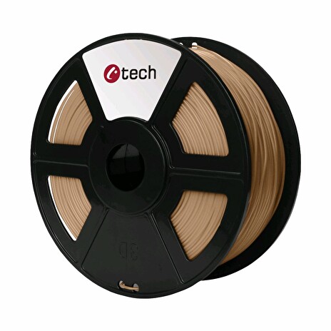 Tisková struna (filament) C-TECH, PLA, 1,75mm, 1kg, dřevo