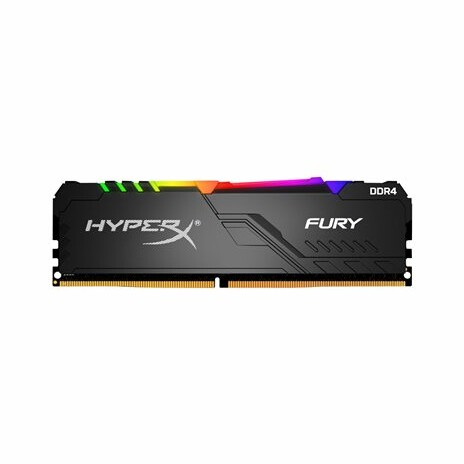 HyperX FURY RGB - DDR4 - 8 GB - DIMM 288-pin - 3000 MHz / PC4-24000 - CL15 - 1.35 V - bez vyrovnávací paměti - bez ECC - černá
